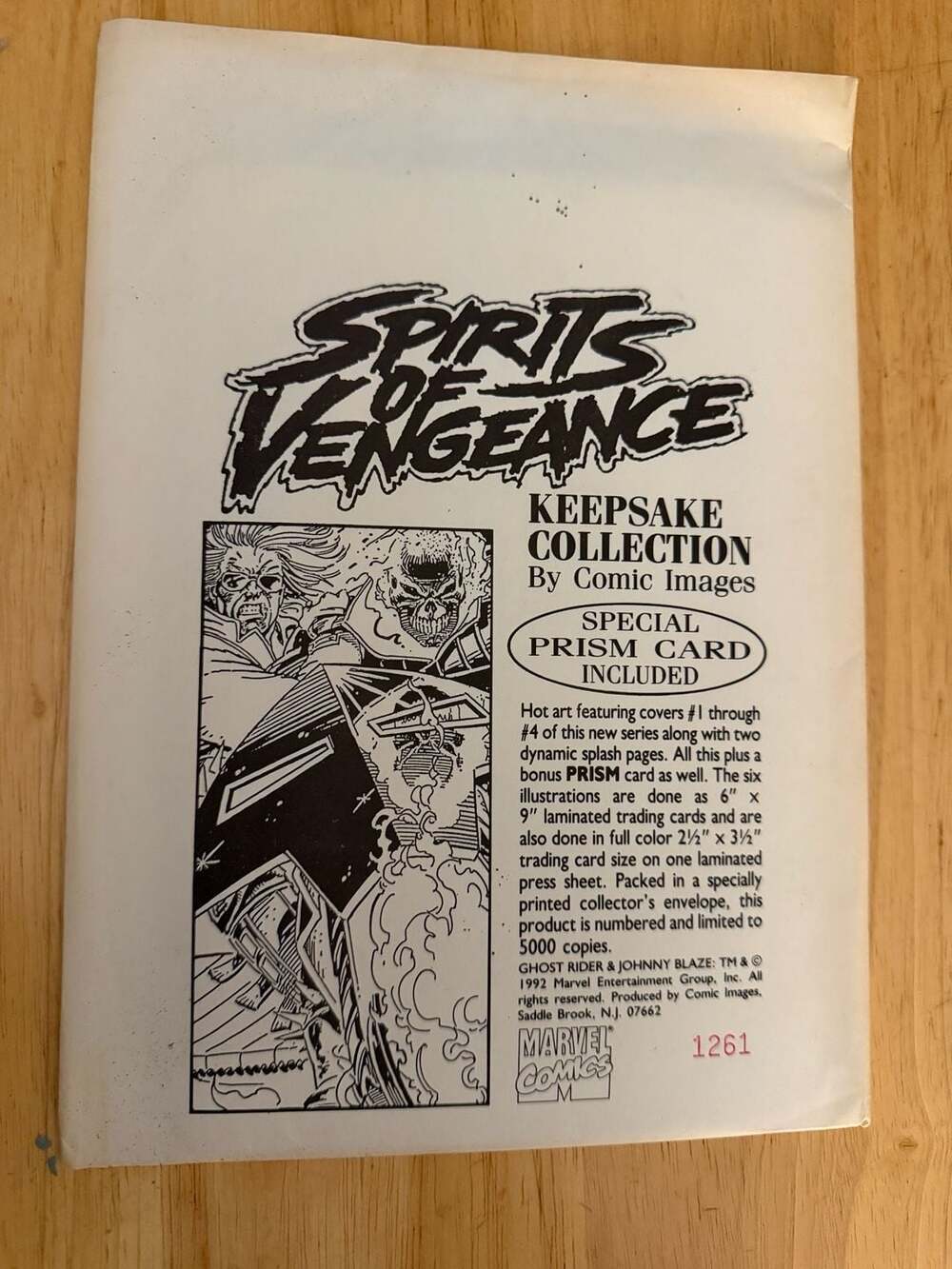 1992 Marvel Spirits of Vengeance Keepsake Collection Limited Edition Set